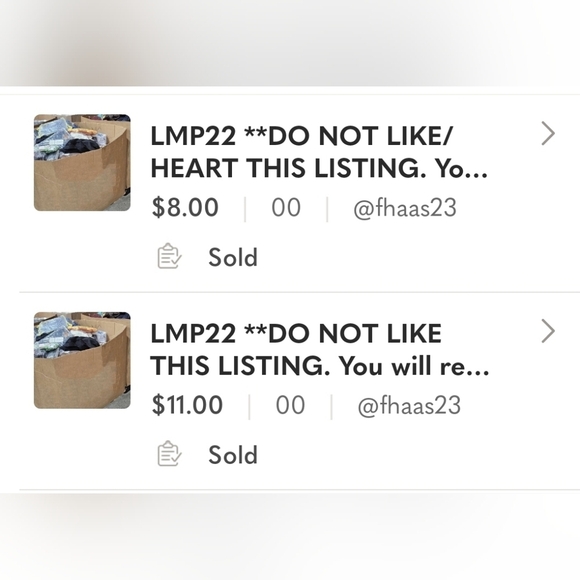 Just for fhaas23 $19 - Picture 1 of 1